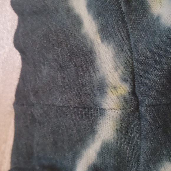 We The Free by Free People Green Tie Dye Cotton Blend Mock Turtleneck - Picture 4 of 10